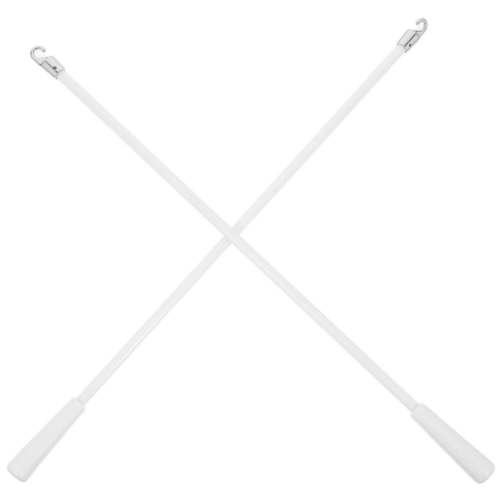 Fiberglass Window Blind Tilt Wand Curtain Pull Rod for 2Pcs Sets