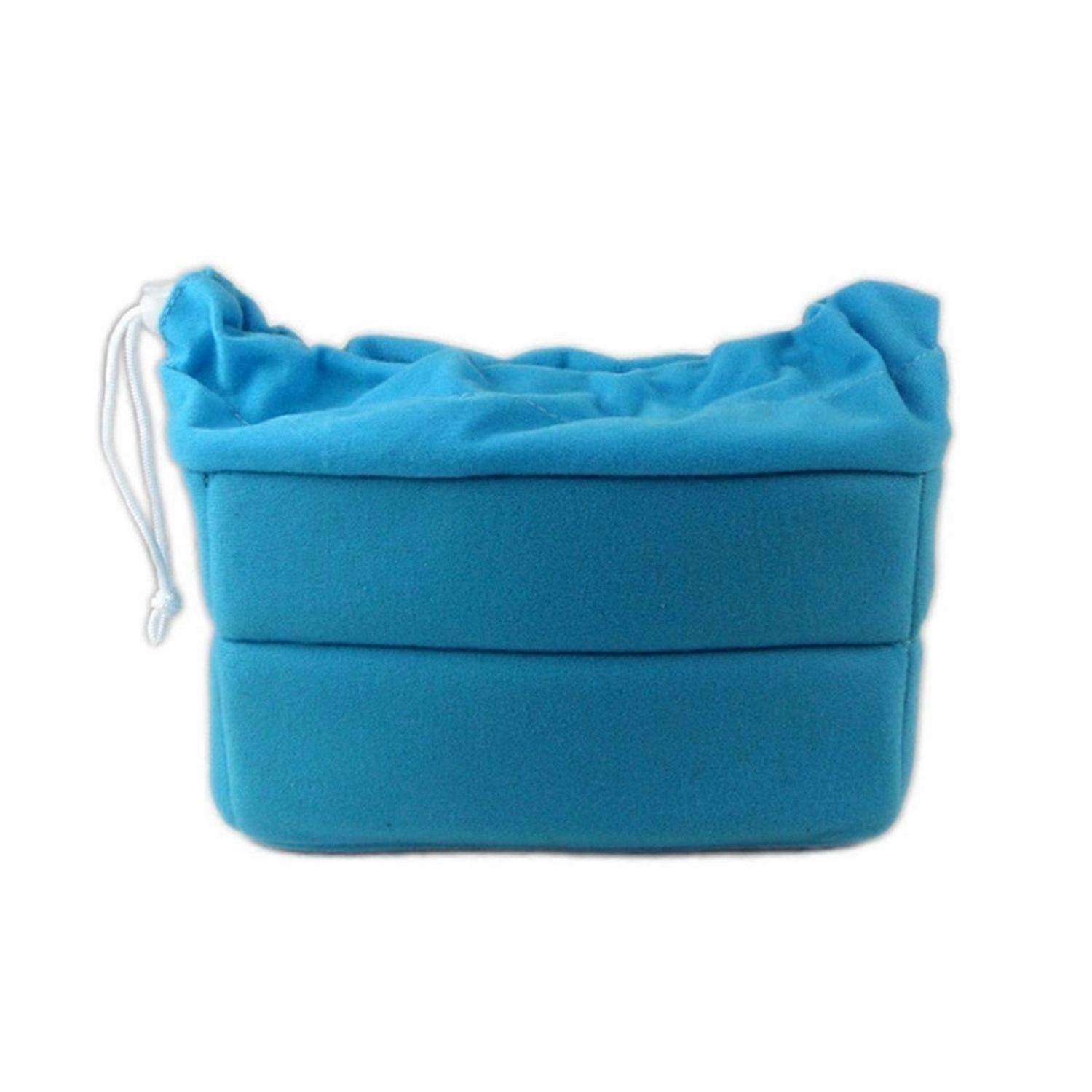 Camera Bag Camera Insert Bag with Drawstring for ,Lake Blue
