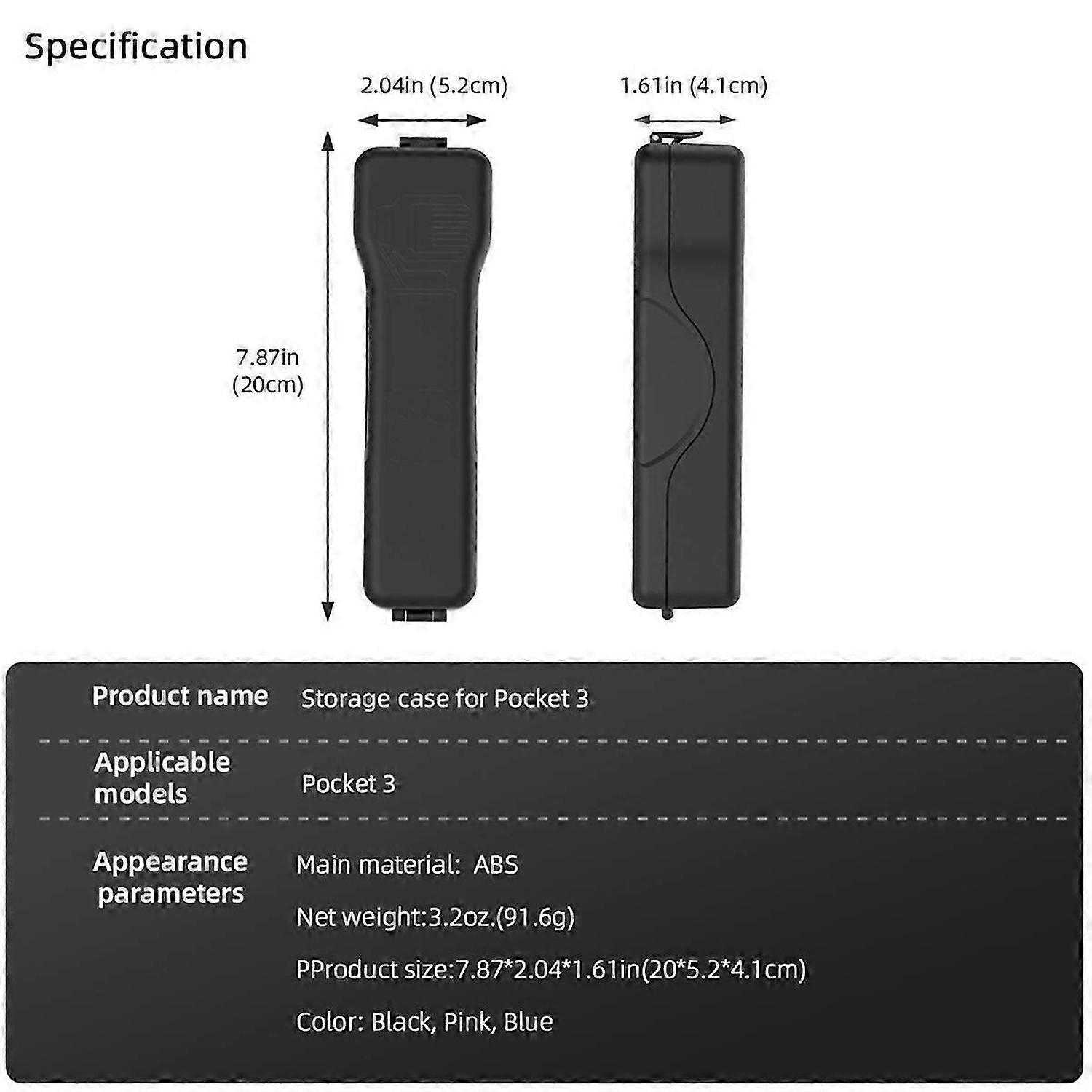 For DJI Osmo Pocket 3 Hard Case Portable Protective Bag Accessories