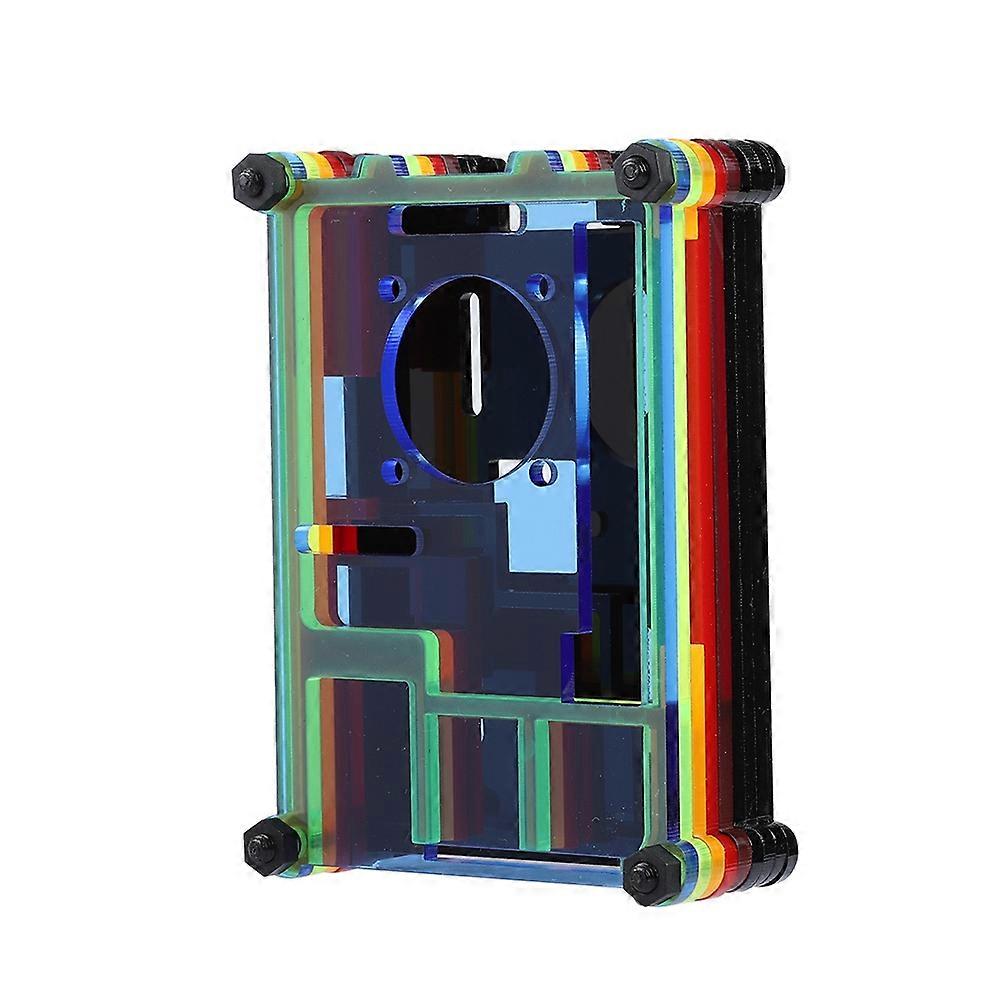 Special 9 Layers Case for Raspberry Pi 3B+ Fast Heat Dissipation Case for Raspberry Pi-Colorful