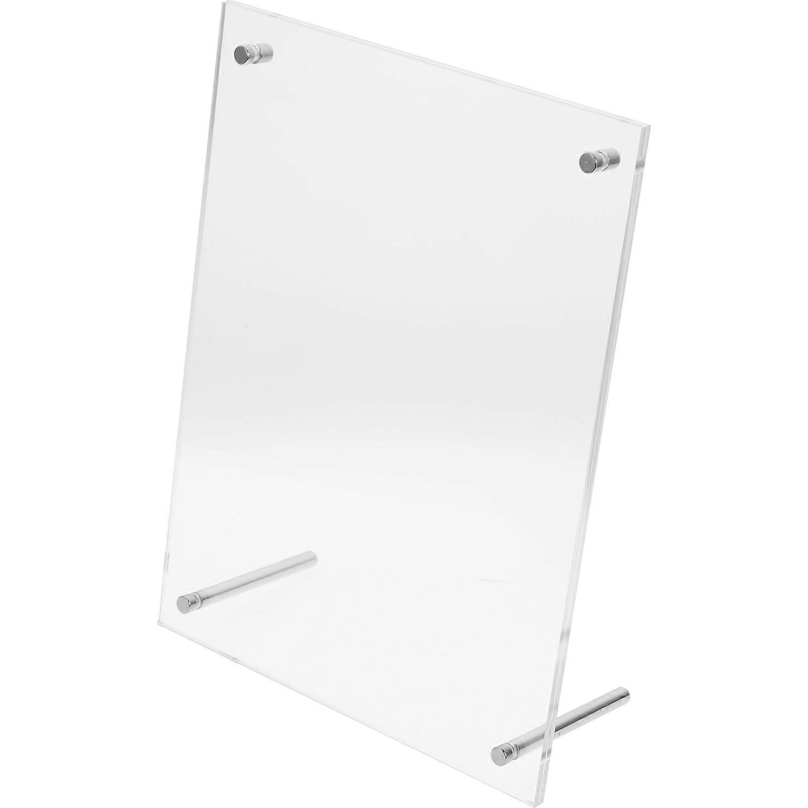 Transparent Acrylic Picture Frame for Desktop Display 4Pcs Pack