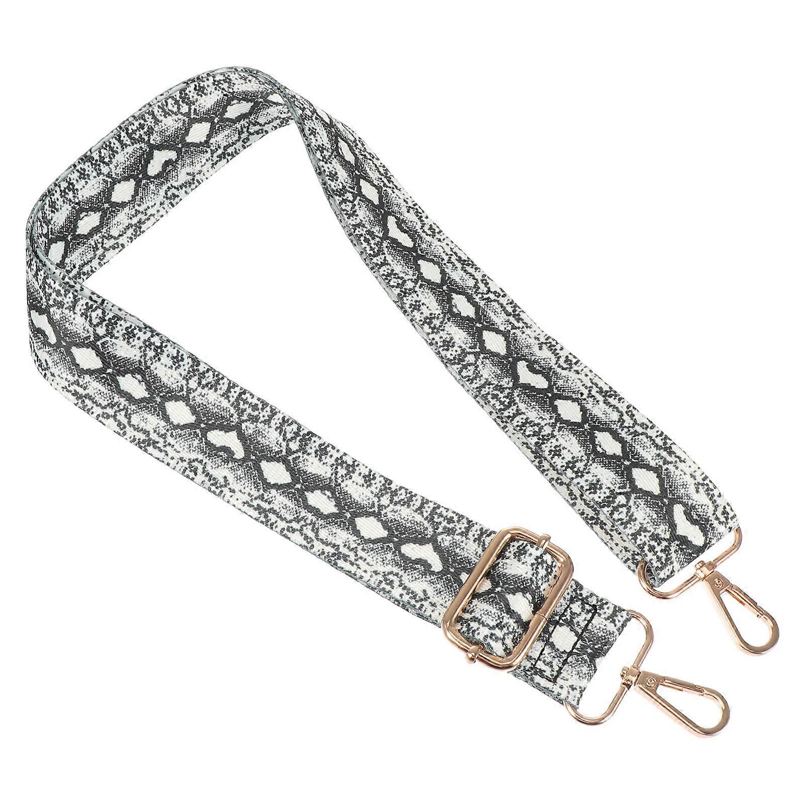 Shoulder Bag Strap Replacement Ethnic Style Cotton Bag 1Pcs in Grey