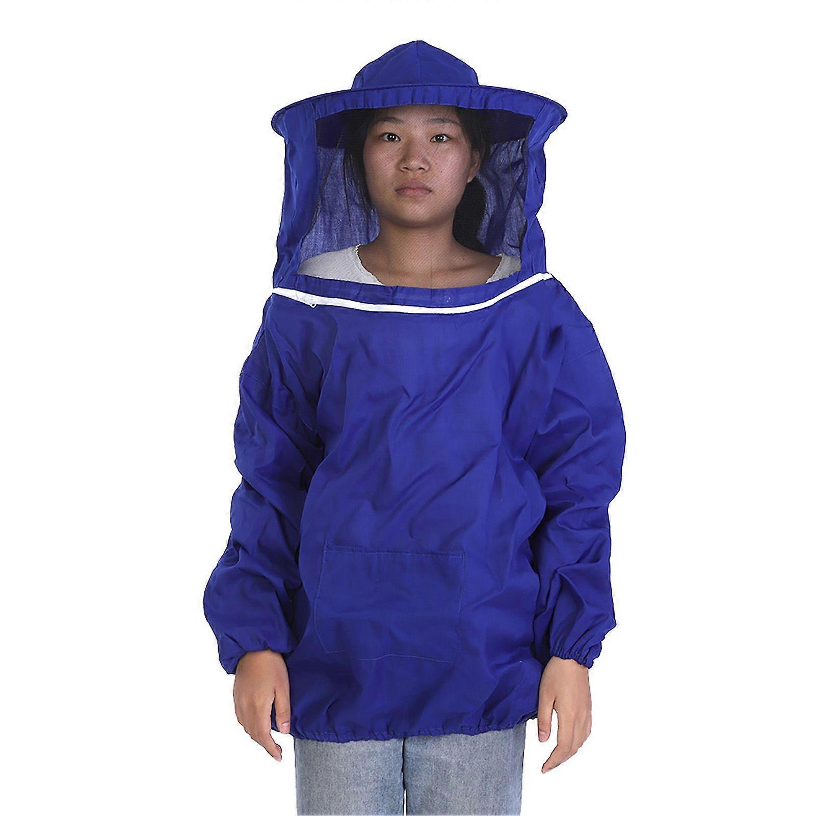 Professional Beekeeping Protective Jacket Suit Bee Keeping Beekeeper Equipment Blue