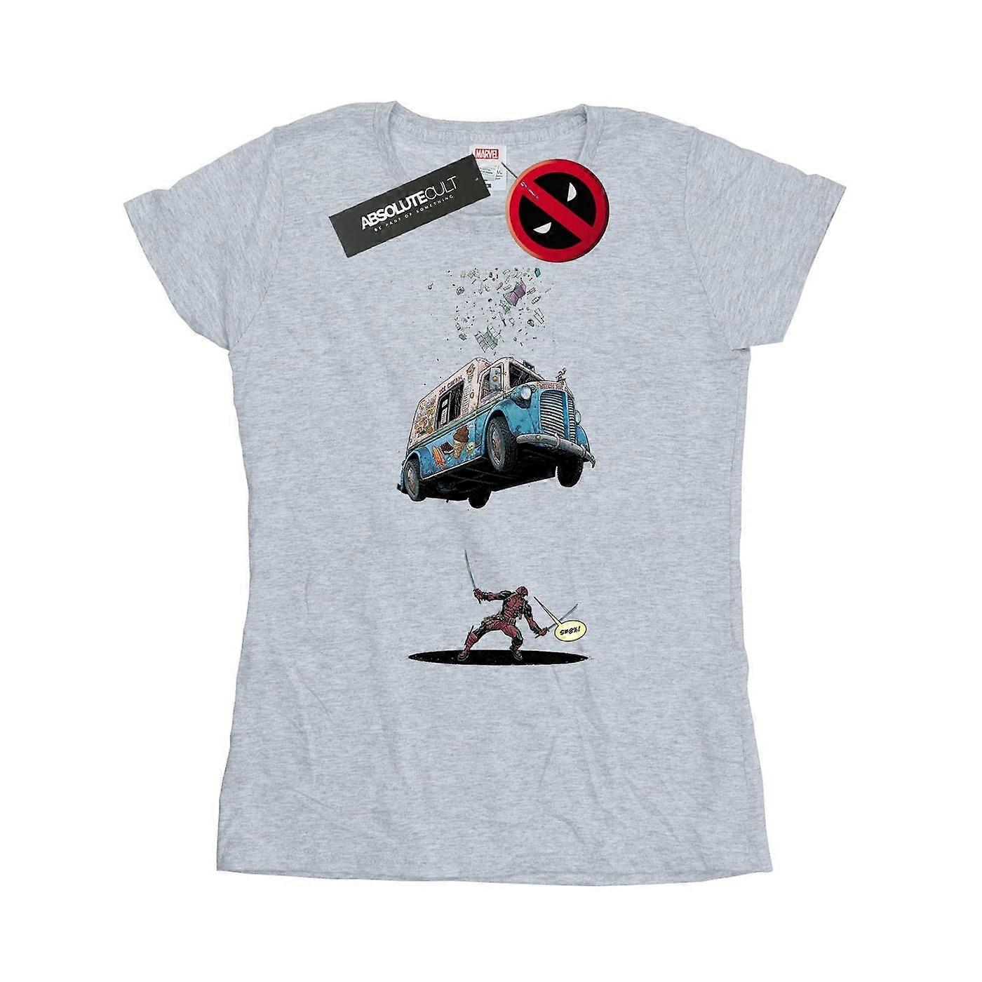 Dámské bavlněné tričko Marvel Deadpool Ice Cream