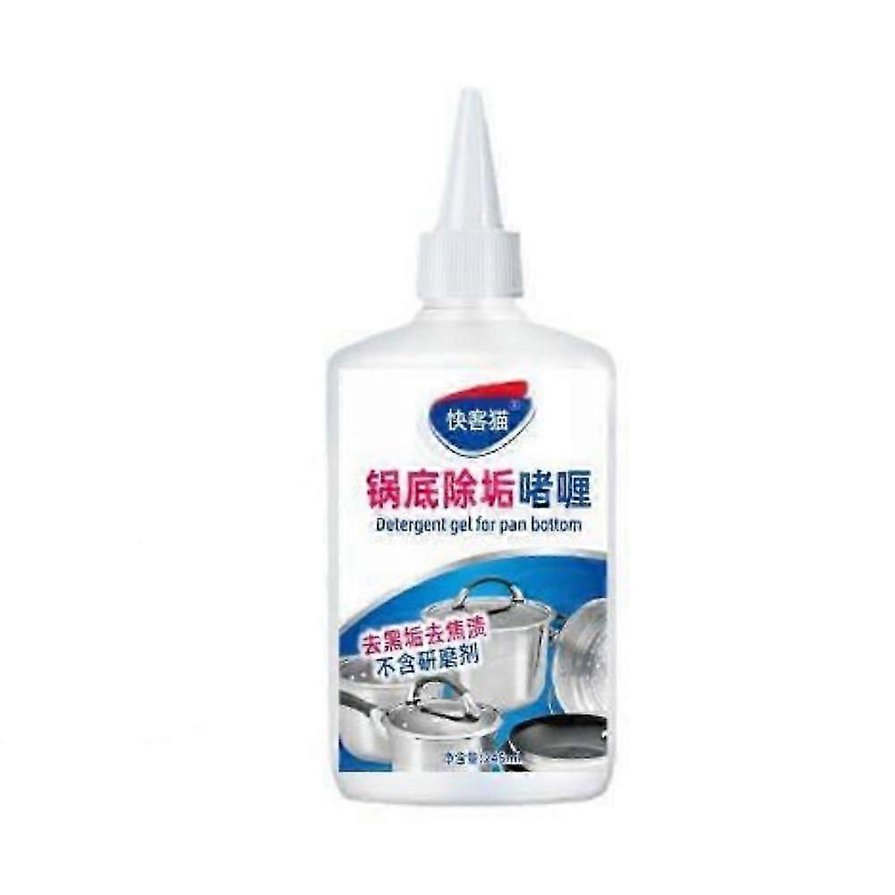 Magic Gel Cleaner for Black Pan Bottoms to Remove Grease from Pots Effectively