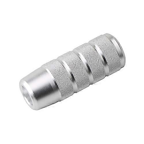 Aluminum Weighted Manual Shift Knobs Gear Shifter Knobs With 3 Threaded Adapters M8 M10 M12 Silver