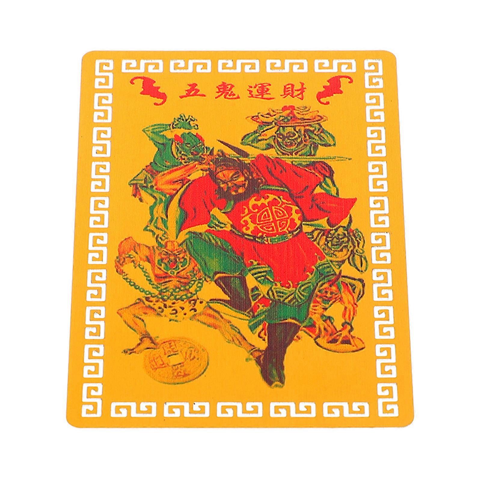 Lucky Prosperity Card Taisui Card Everyday Use Ward Off Negative Energies Aluminum Magnesium Alloy Slim Design 1Pack
