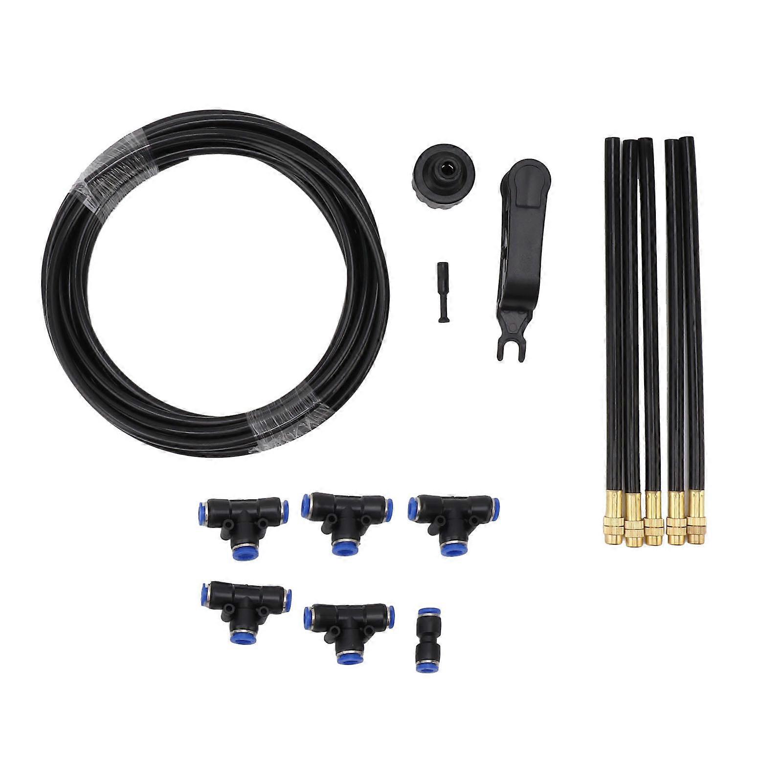 Garden Drip Irrigation Kit 360° Adjustable Nozzle PE Hose Set