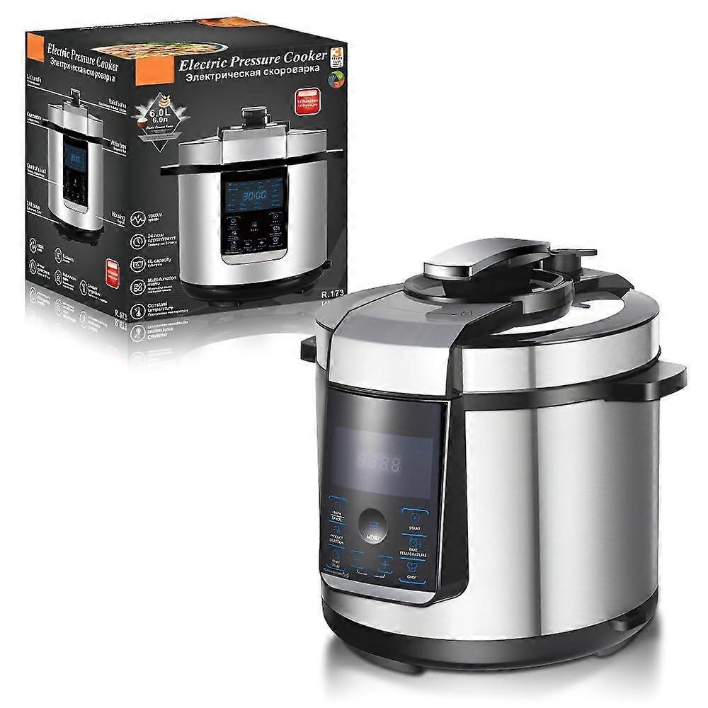 Electric Pressure Cooker 10In1 6Quart MultiFunctional Pressure Cooker With Timer Rice, Soup, Stew, Yogurt Maker