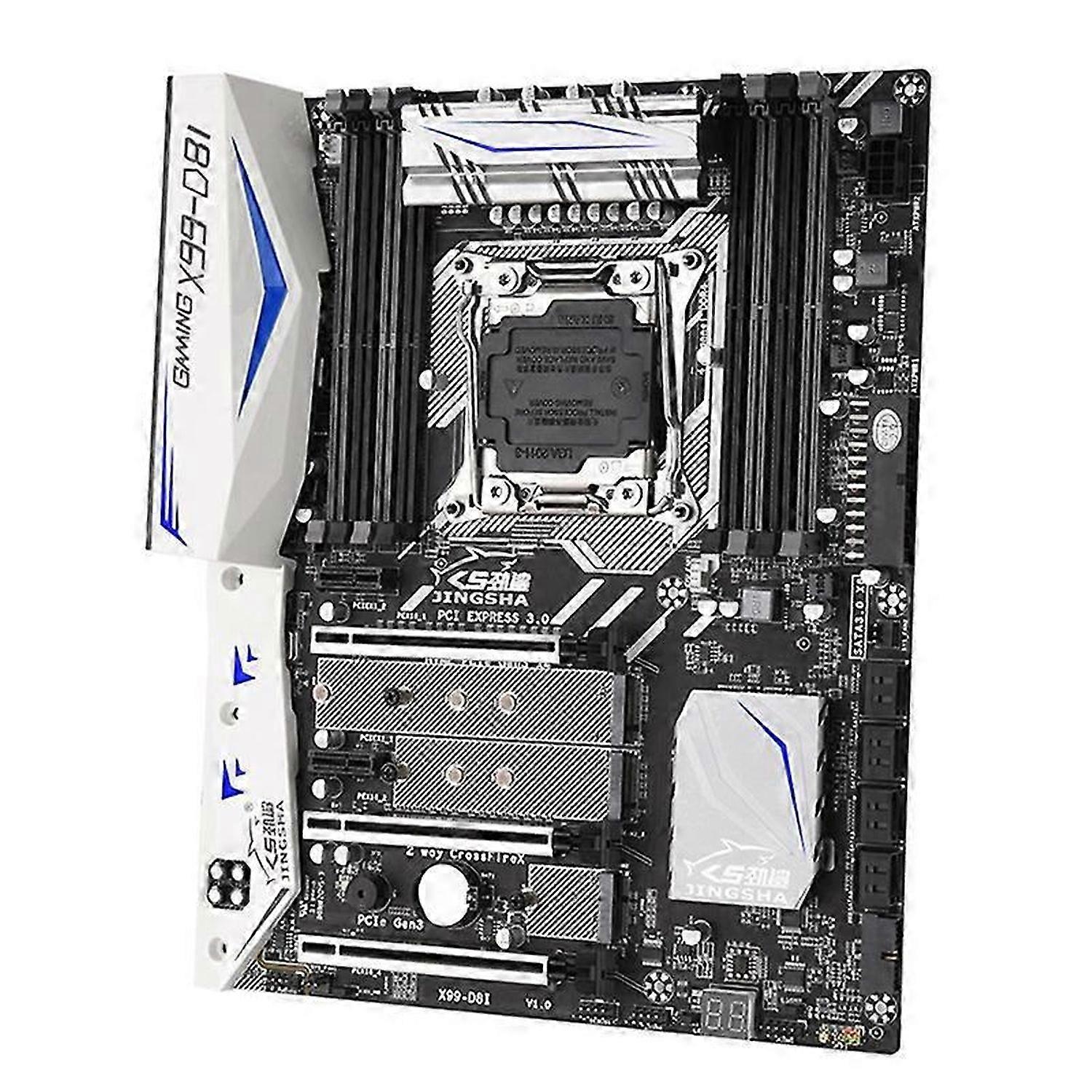 JINGSHA X99-D8I Gaming-Motherboard DDR4-Speicher für LGA2011-3 V3V4 Vierkanal-X99-Chip-Unterstützung