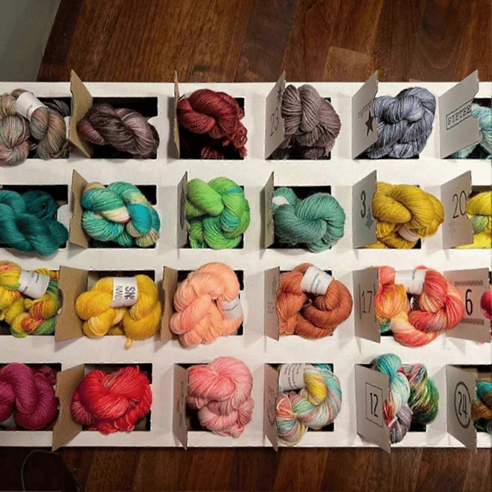 Karácsonyi adventi naptár Új karácsonyi vakdoboz A fonal adventi naptár 2024 fonal adventi naptár