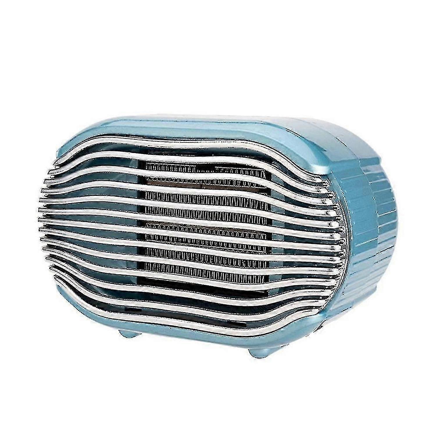 Space Heater, Heater Mini Heater Personal Heater Low Wattage Space Heater Feet Fast Heating Heater Eu Plug Blue