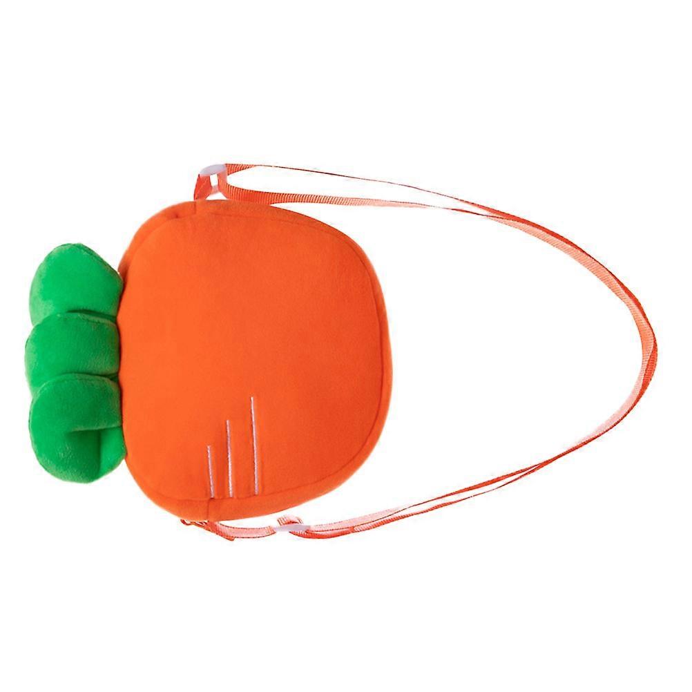 Carrot Shape Bag Cloth Cross Body Bag for Storage 2Pcs Cartoon Design