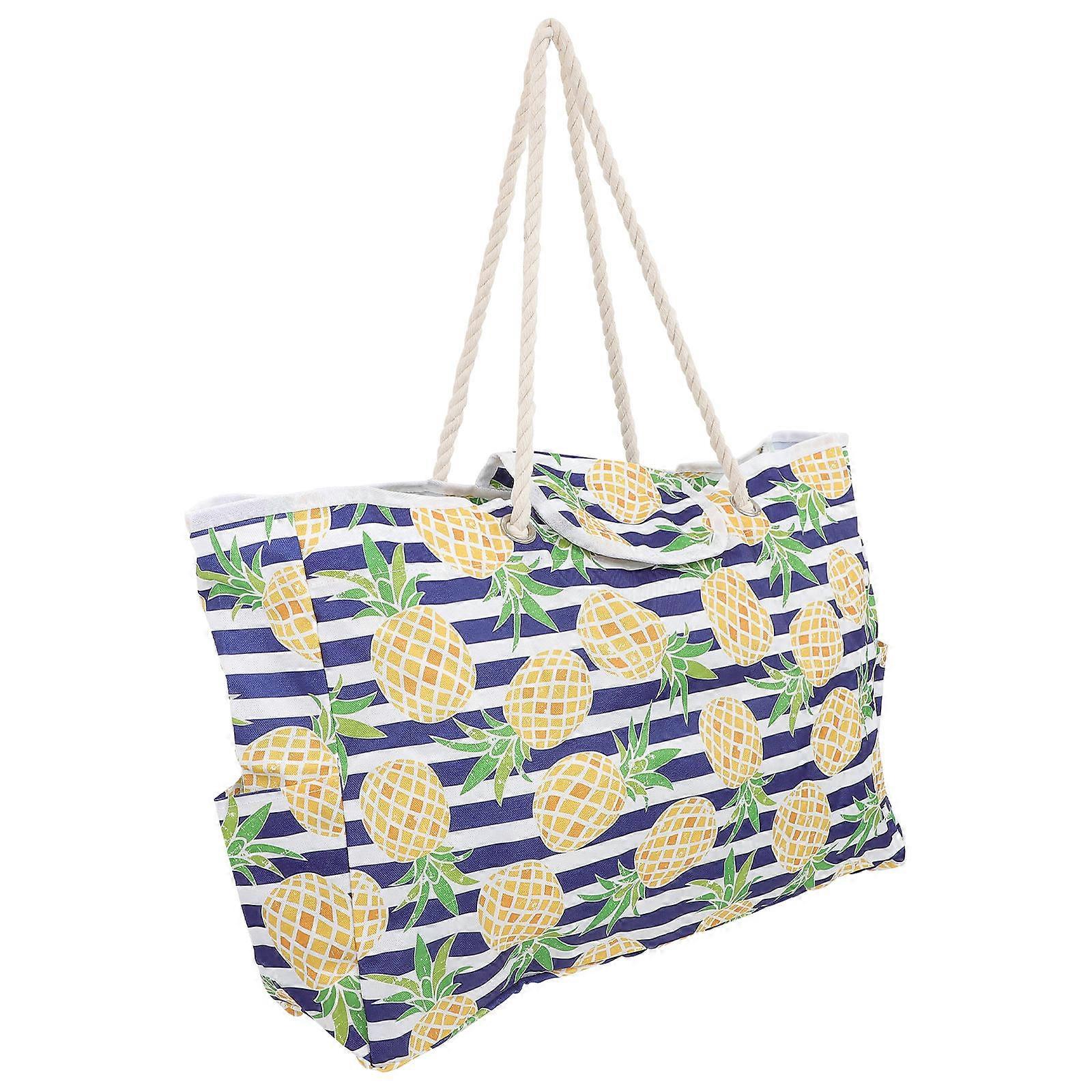 Assorted Color Outdoor Beach Bag Large Capacity Tote Bag for Storage
