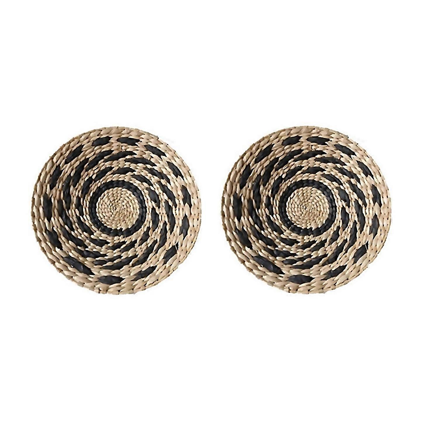 For Bohemian Wall Decorations Handmade Straw Hangings Diameter