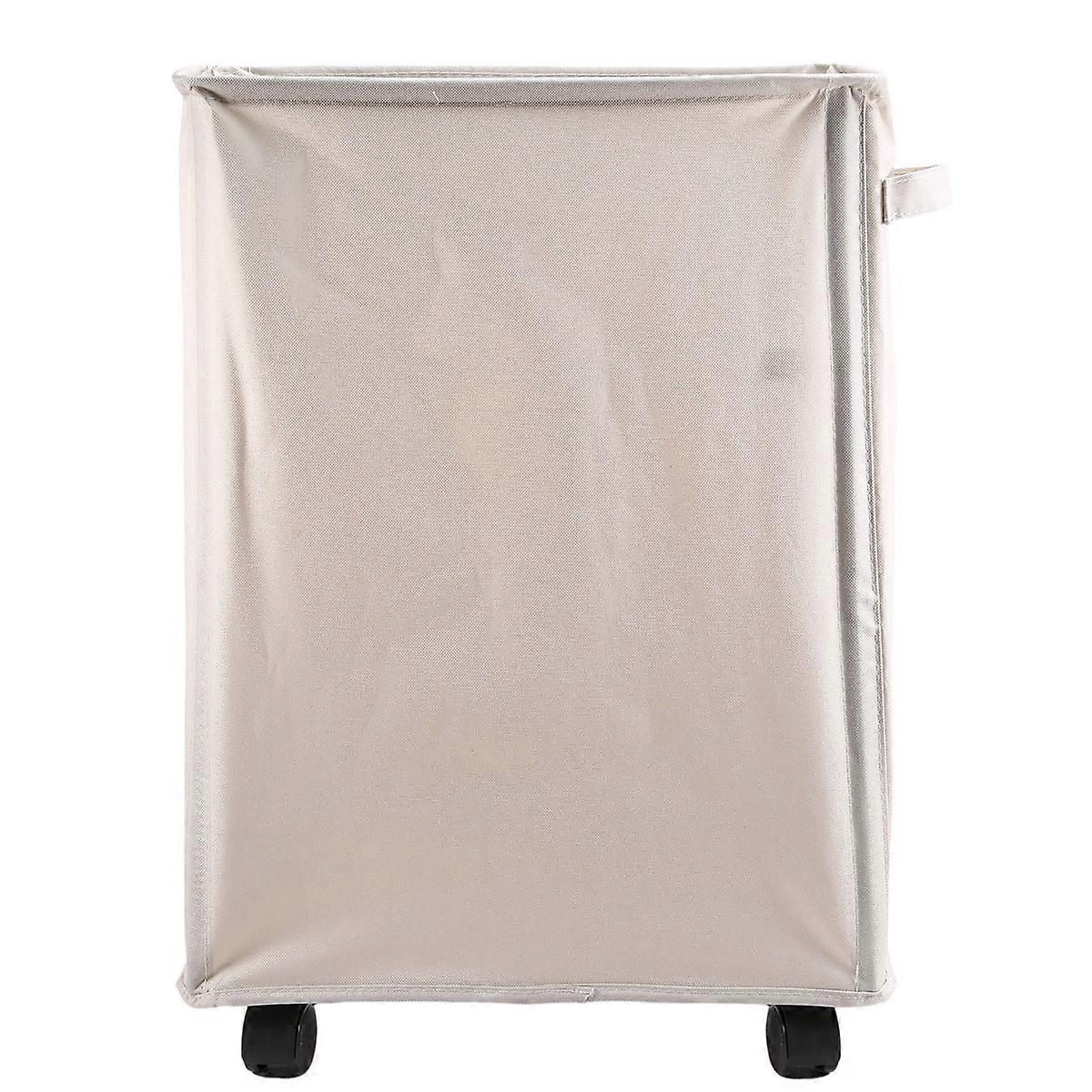 Laundry Basket with Wheels Yoga Mat Storage Basket Multifunctional