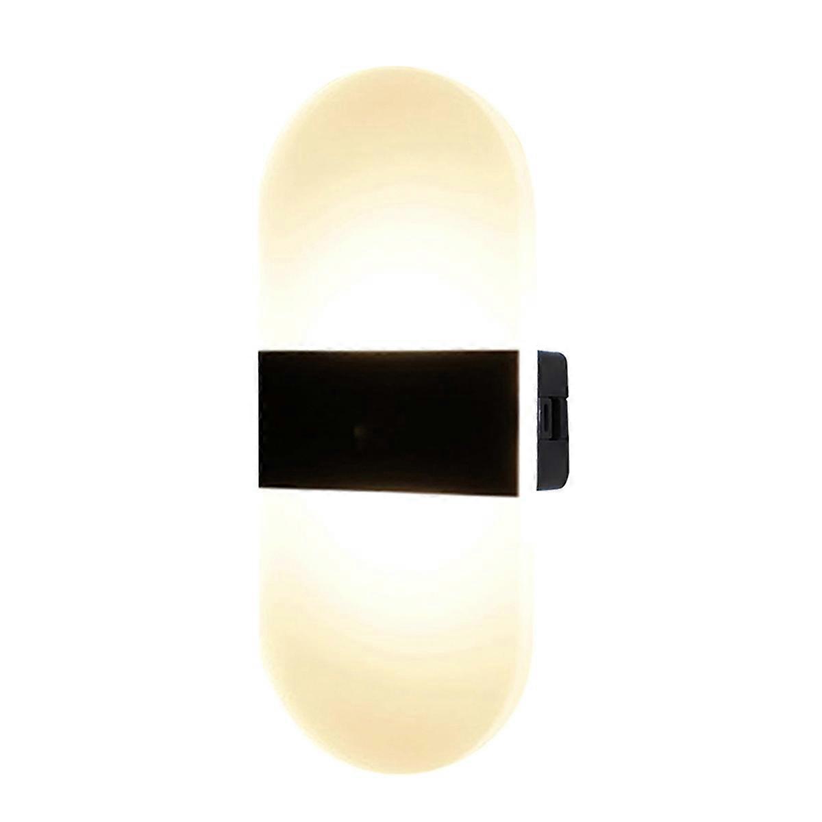 Touch Sensor Switch LED Wall Lamp: USB Rechargeable,Wireless,Acrylic Night Light for Bedroom,Kitchen,Modern Wall Sconces