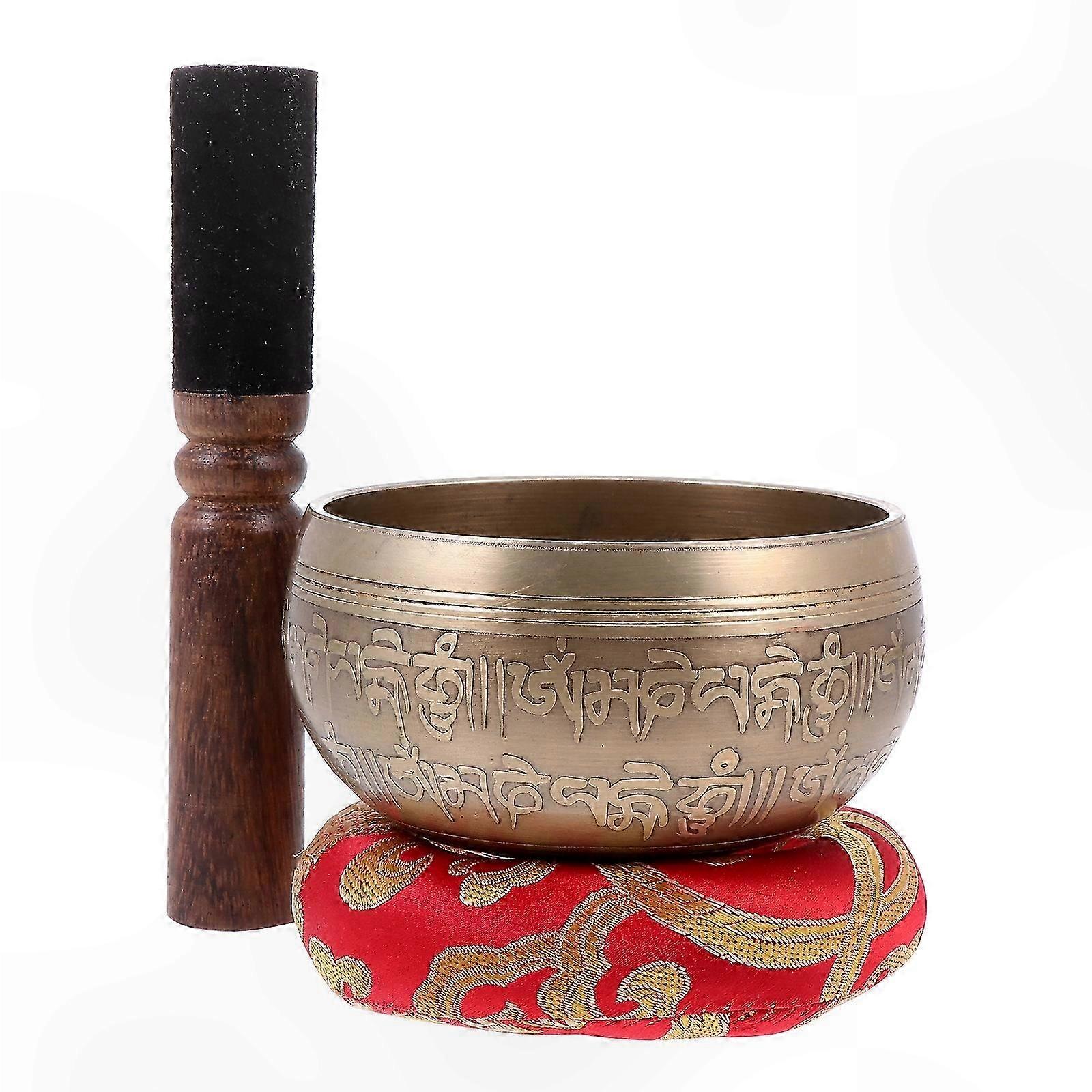 Singing Bowl Set for Chakra Healing and Relaxation - Metal Meditation Bowls for Mindfulness Practices