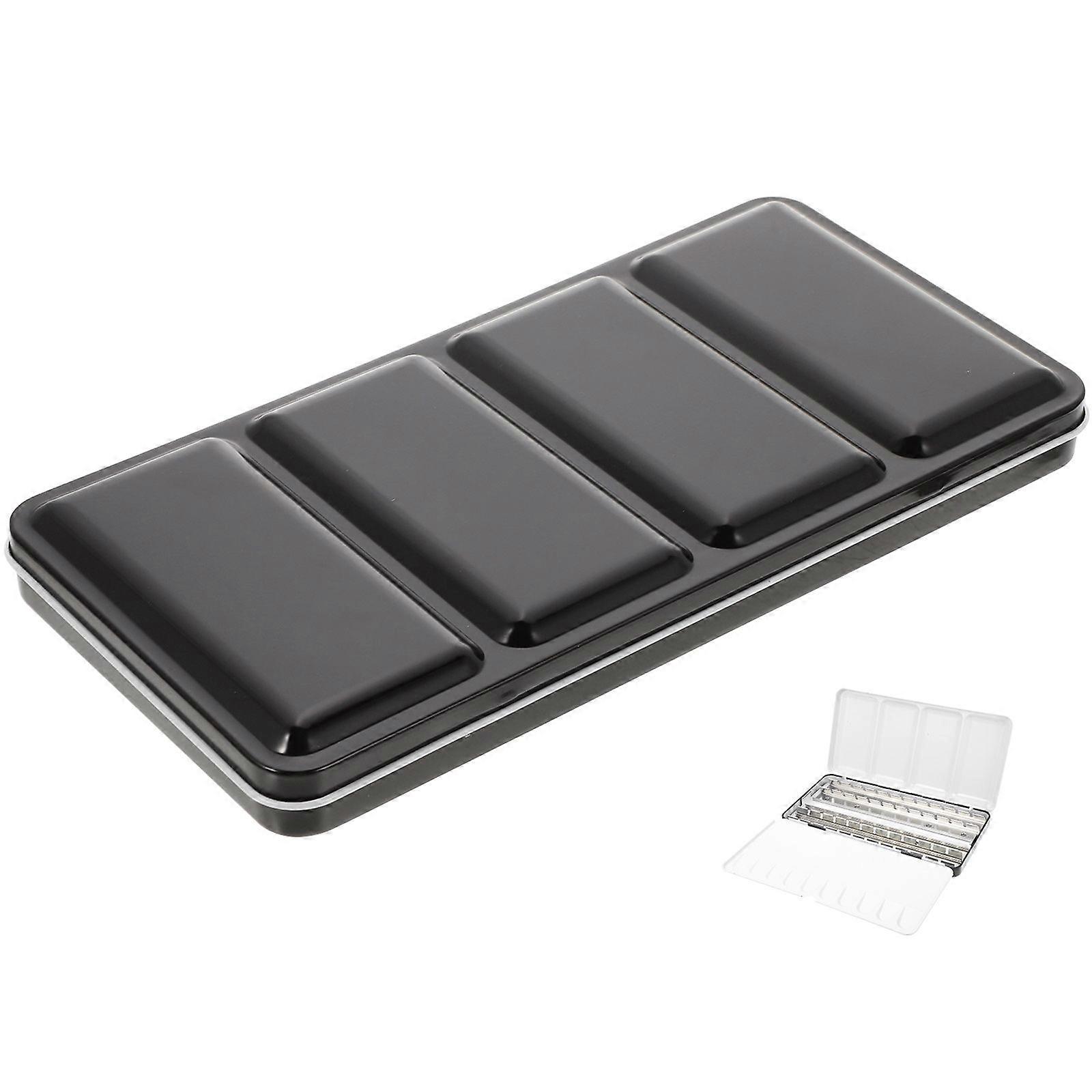 Empty Iron Box Watercolor Solid Pigment Subpackage Storage Box Paint Case (Iron Box for 48 Colors Pigment)