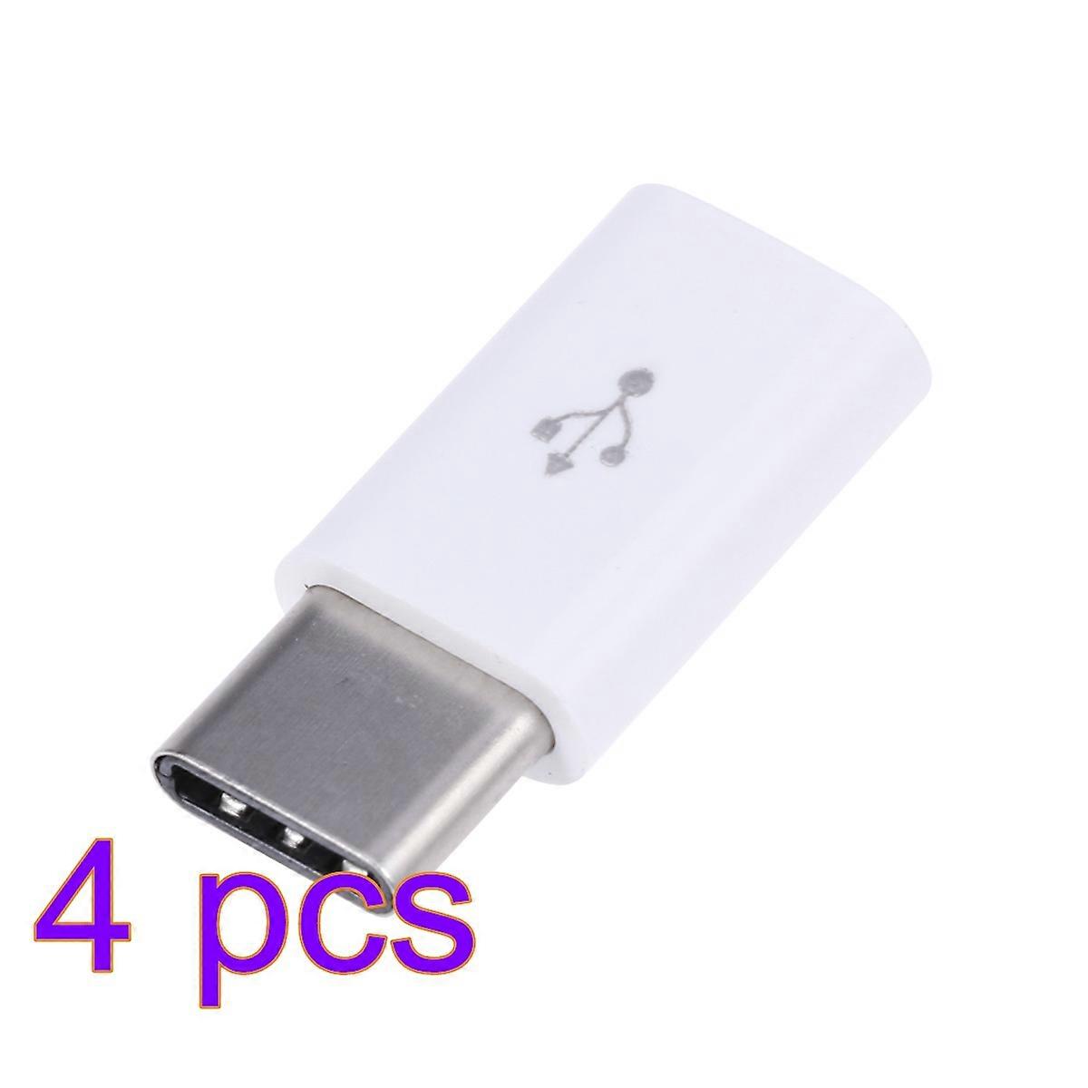 USB Type C Adapter USB C to Micro Connector for Note 8 S8 Plus 4Pcs