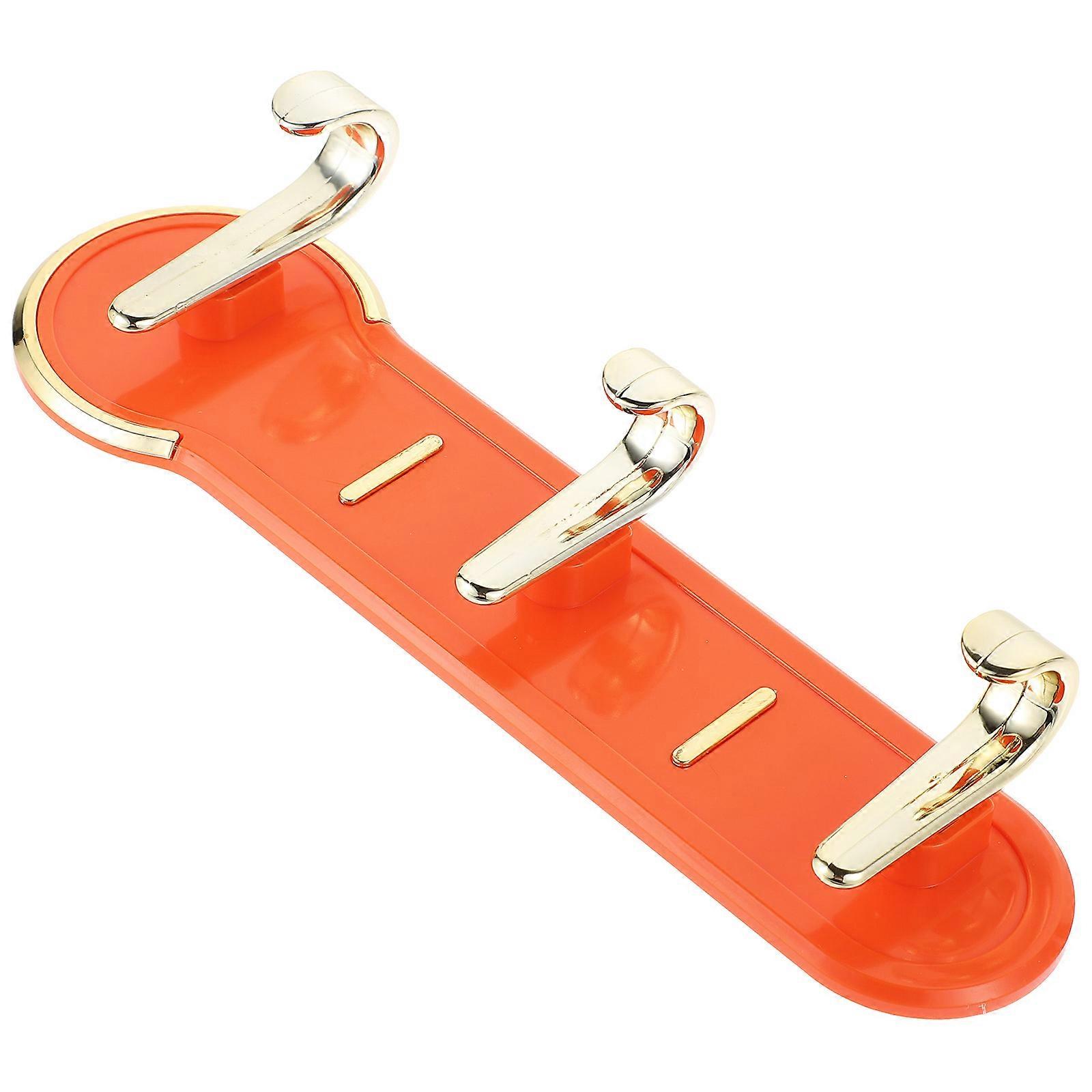 Coat Hooks Wall Mounted 2Pcs Towel Hanger For Home Use In Retro Style With Adhesive Mounting Functionality