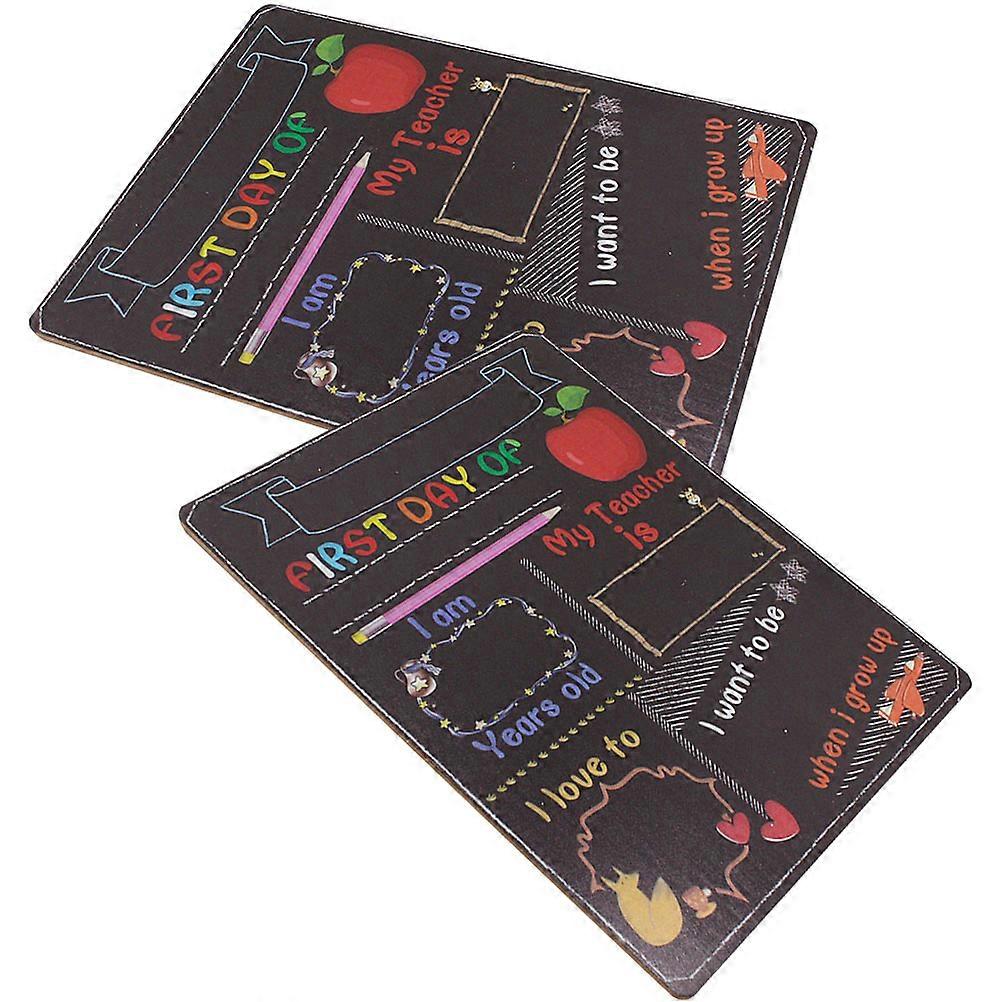 Creative Chalkboard 10 Pcs Black Rectangular Blackboard Ideal For Students Parents Suitable For Back To School Season Decoration