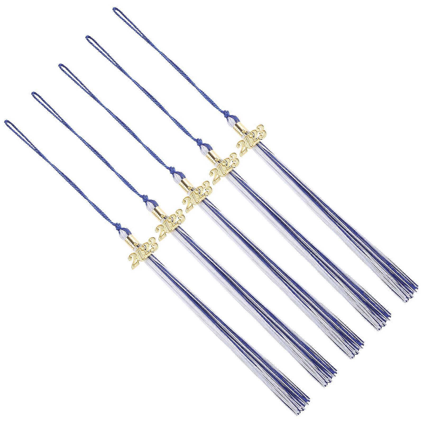 2023 Grad Graduation Tassels 20 Pcs Hat Tassel Charm for Graduation Party Photography Prop Graduates Multi Color Long Tassel