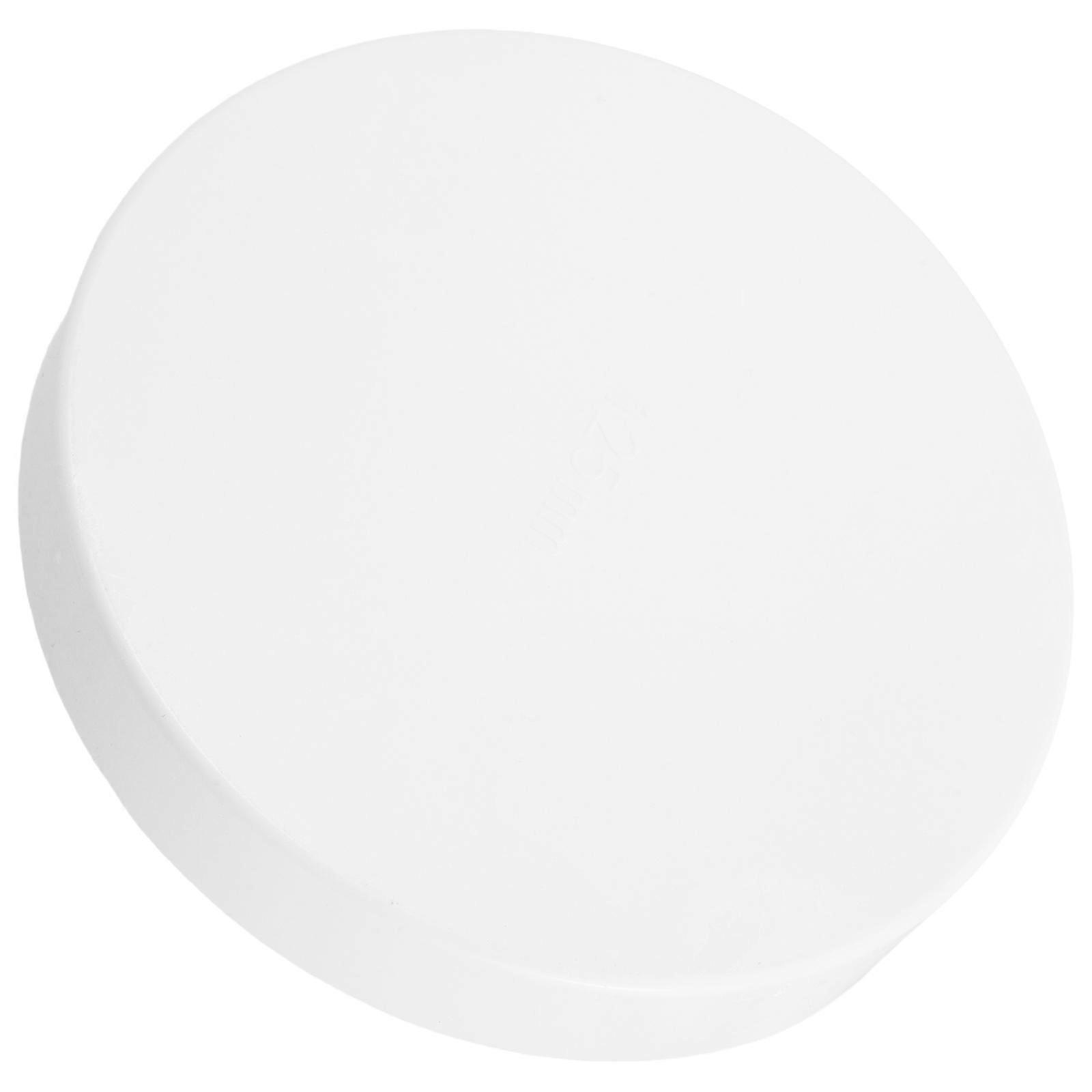 Round Pvc Pipe End Cap Seal for Water Pipe Drainage Pipe Ventilation System in White 1Set