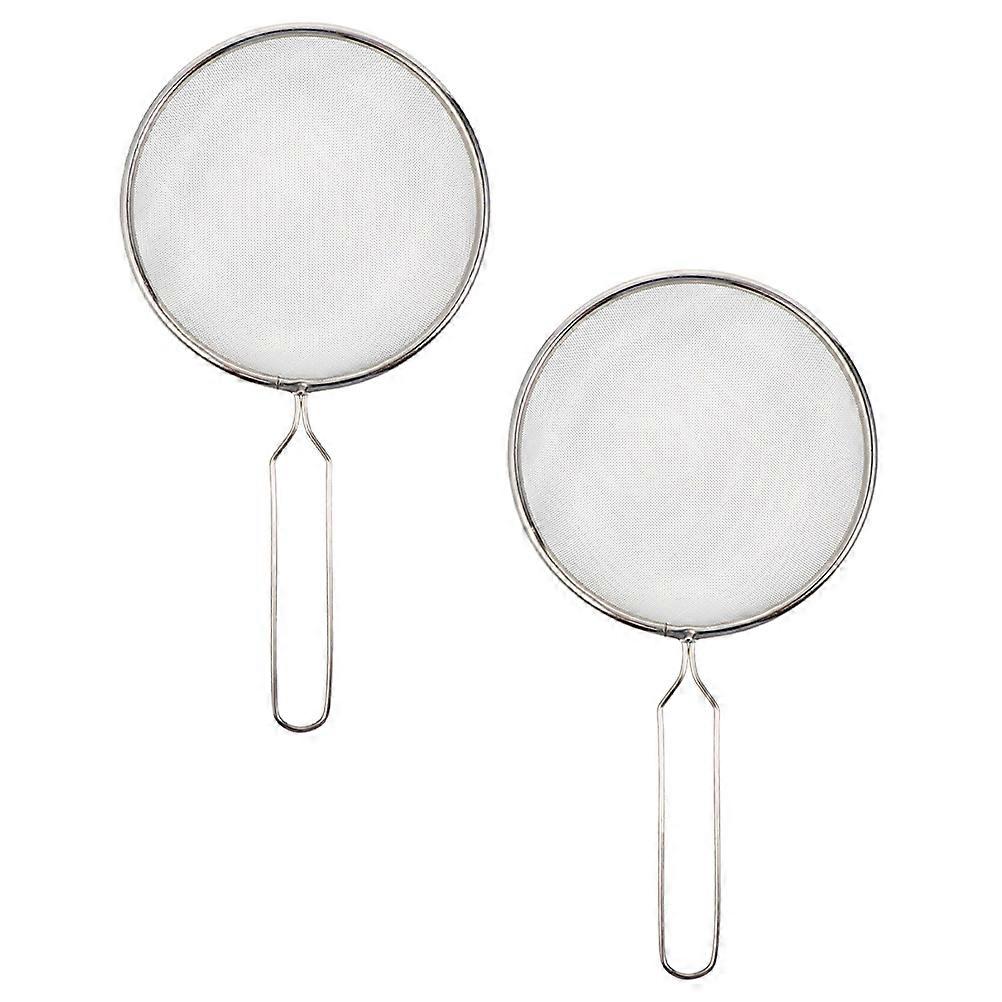 Reptile Cleaning Tool Mesh Filter Sieve 14X26cm For Pet Care Professional Design 2Pcs
