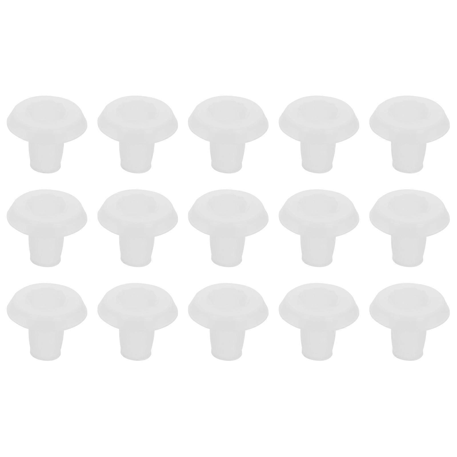 Transparent Blinds Bottom Rail Plugs for Curtain Accessories 60Pcs