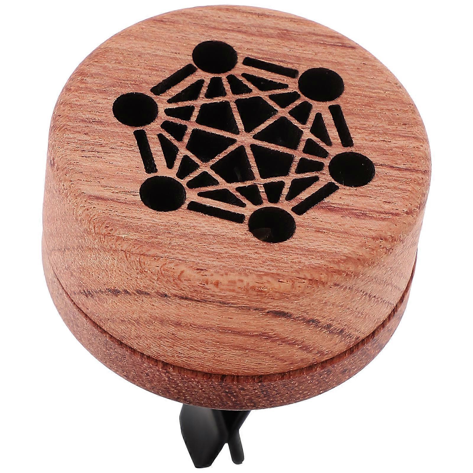 Car Aroma Diffuser Wooden Essential Oil Diffuser for Car 2Pcs