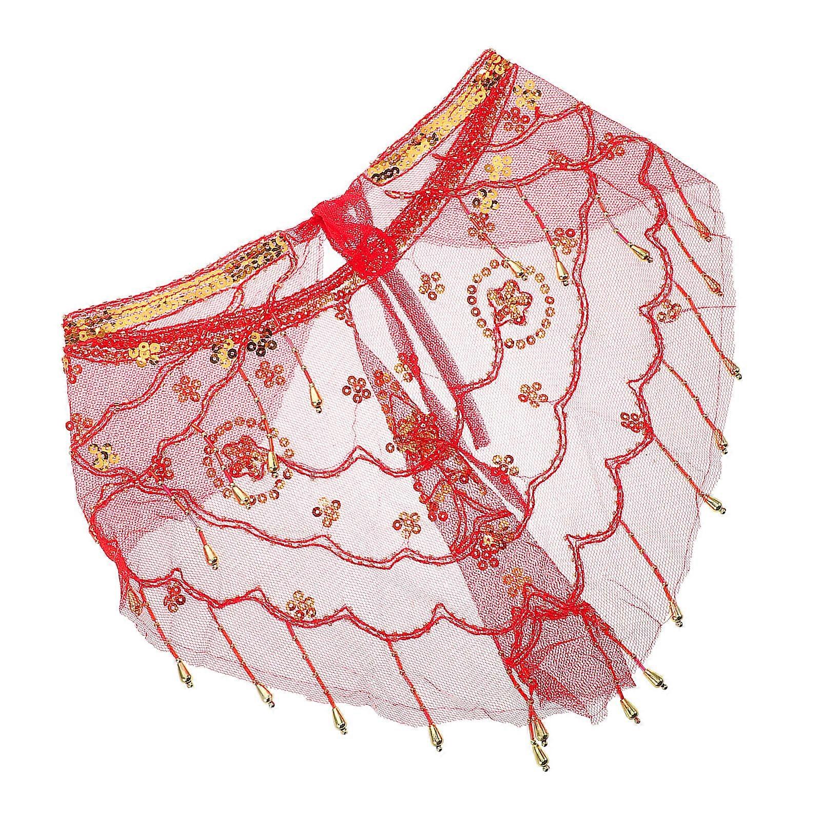 3Pcs Dancing Face Veil for Women Costume Accessory