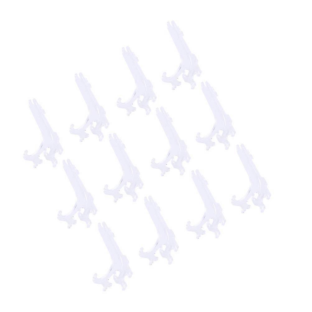 Tea Display Stand Plate Holder Easel Rack for 24Pcs Display