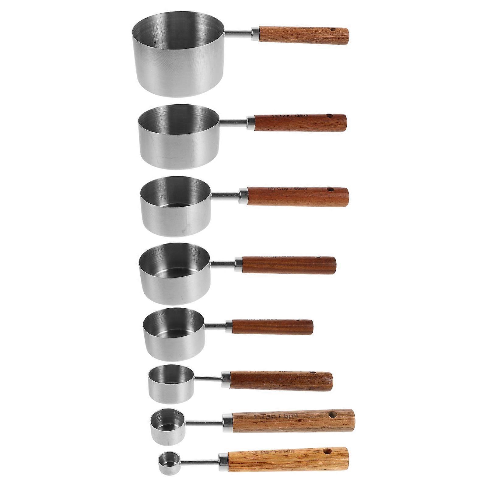 Stainless Steel Measuring Cups Set For Kitchen Use 40Pcs Silver Versatile Kitchen Tools For Cooking And Baking