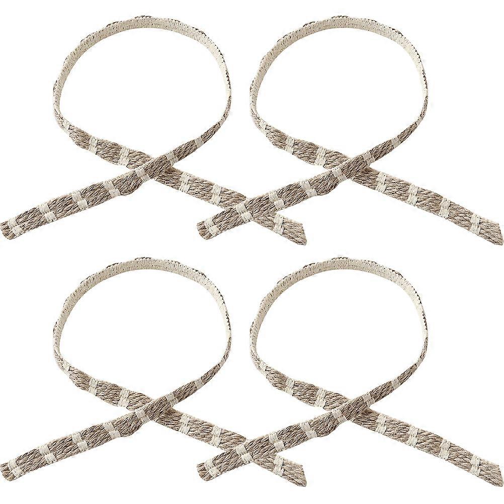 Rope Curtain Buckles for Home Use Decorative Curtain Tiebacks 16Pcs Set