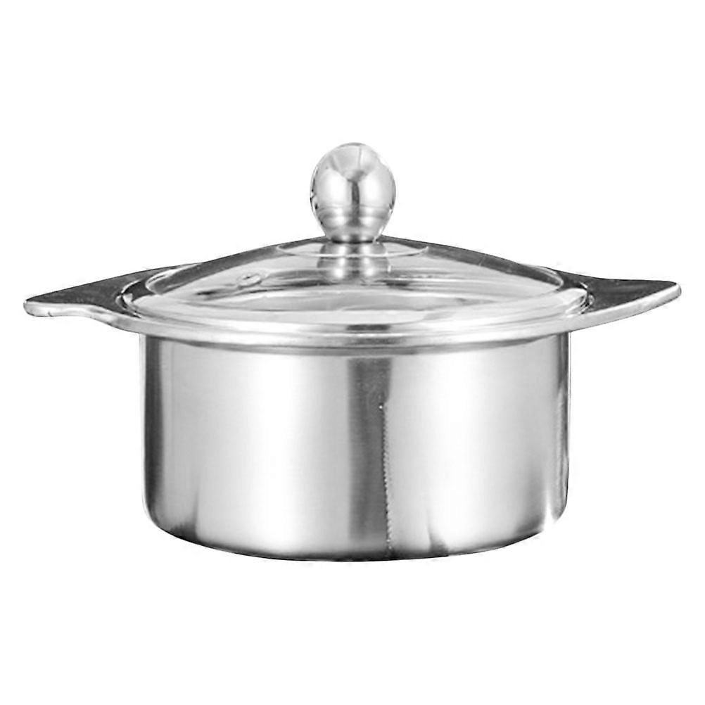 Divided Hot Pot Stainless Steel Kitchen Pot 3Pcs Set