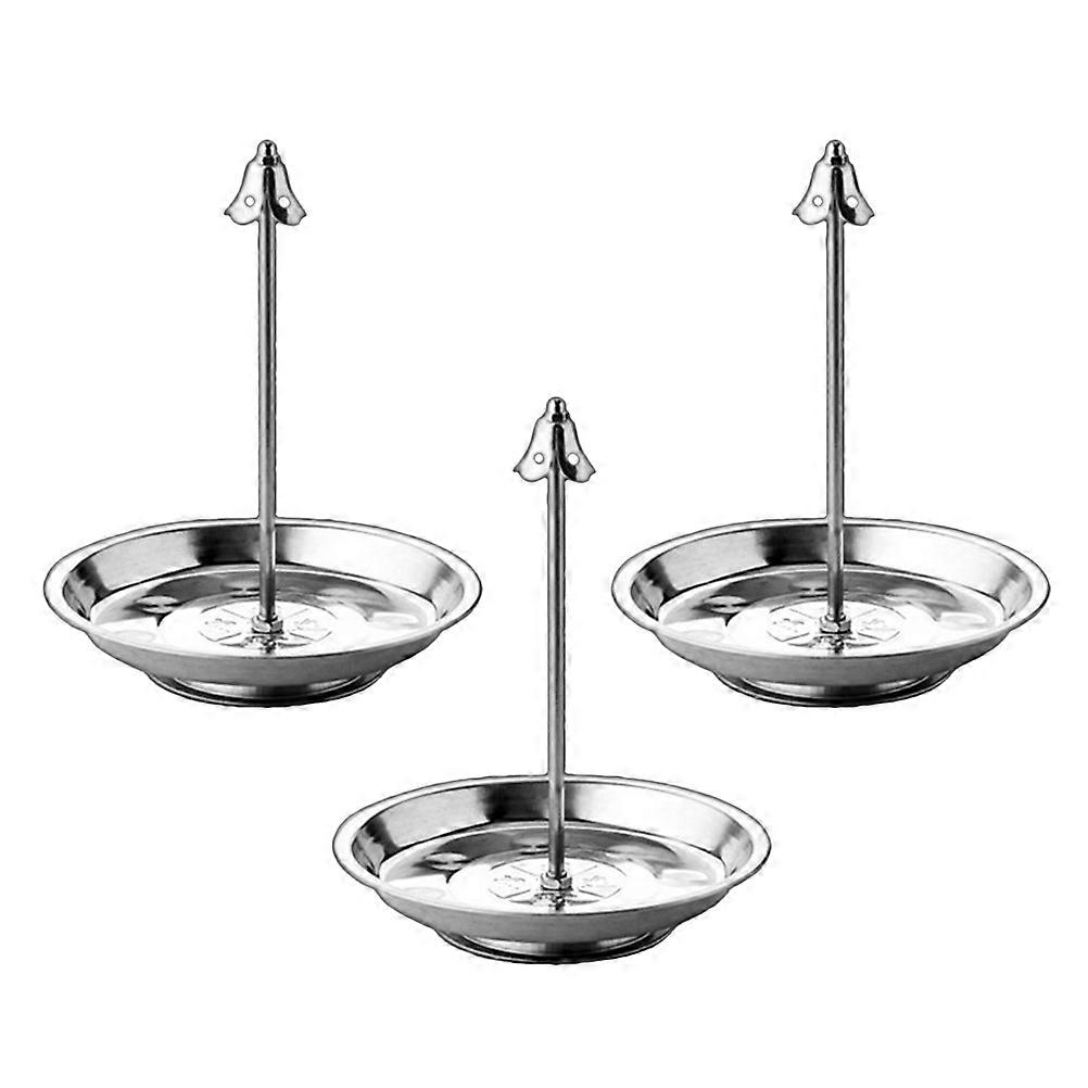 Metal Incense Rack Silver Holder for 6Pcs Set