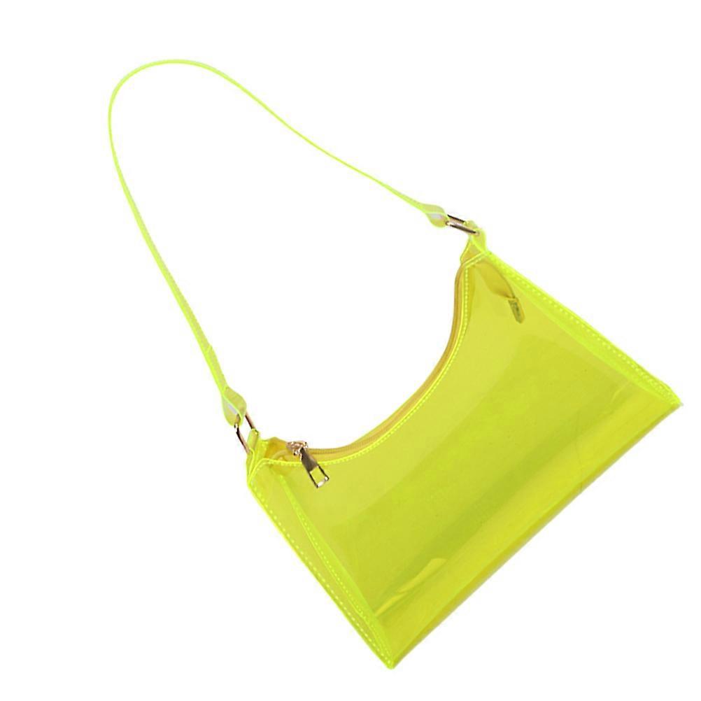 Portable Single Shoulder Bag for Storage 2Pcs Creative Jelly-Like Handbag