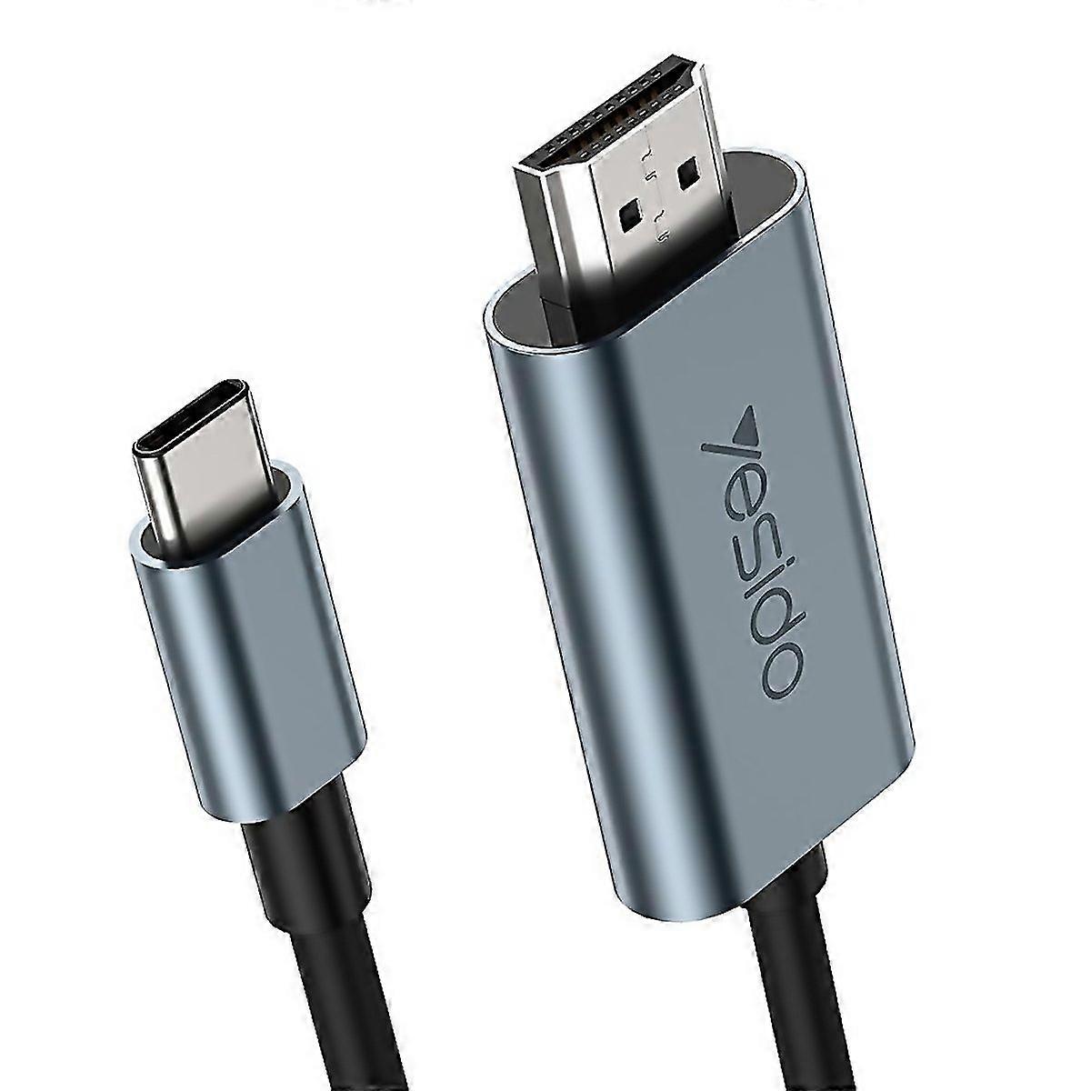 For Yesido Hm10 Usbc Typec To Hdmi Hd Adapter Cable