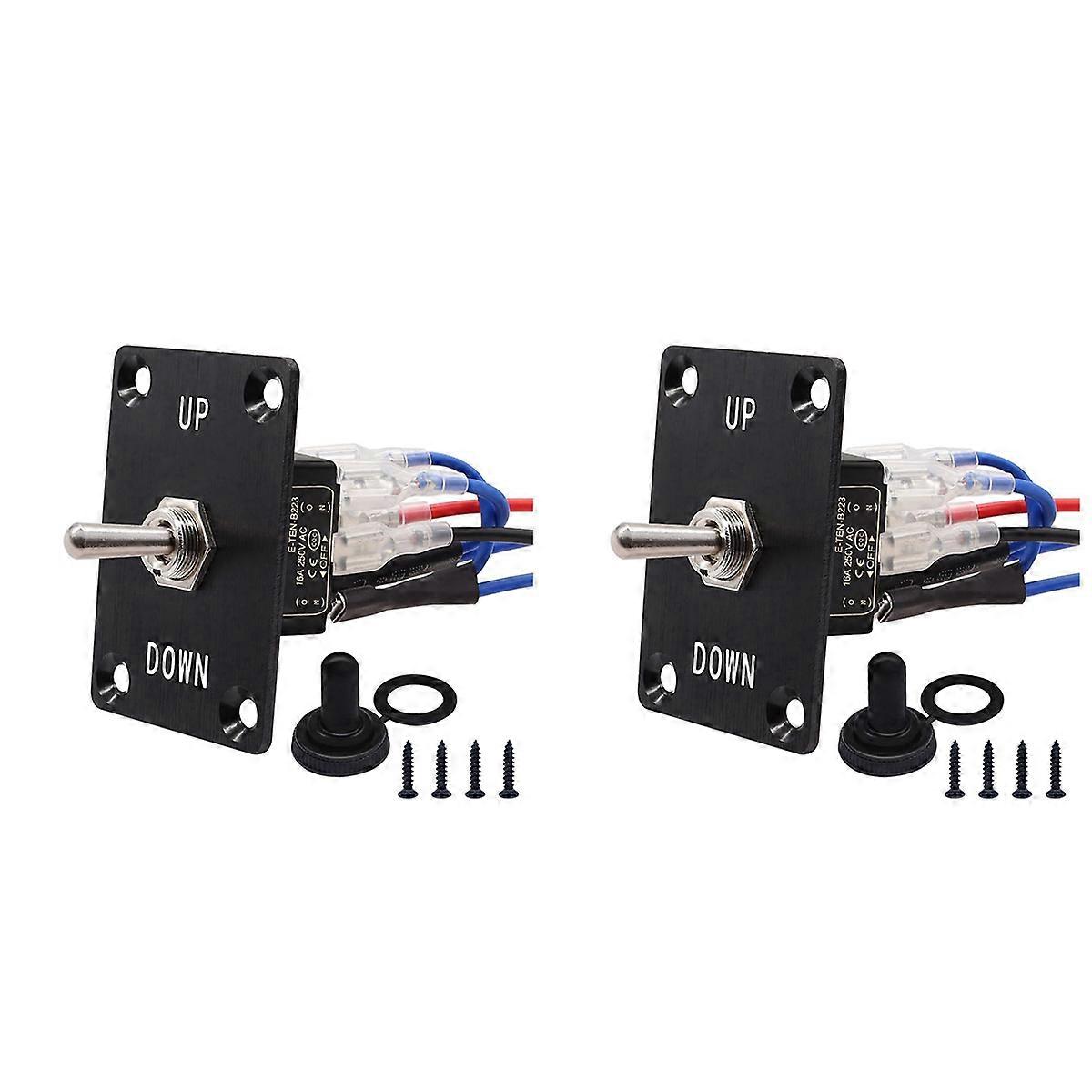 Momentary 6Pin 3Position (ON)-Off-(ON)UP/Down Polarity Reverse Switch
