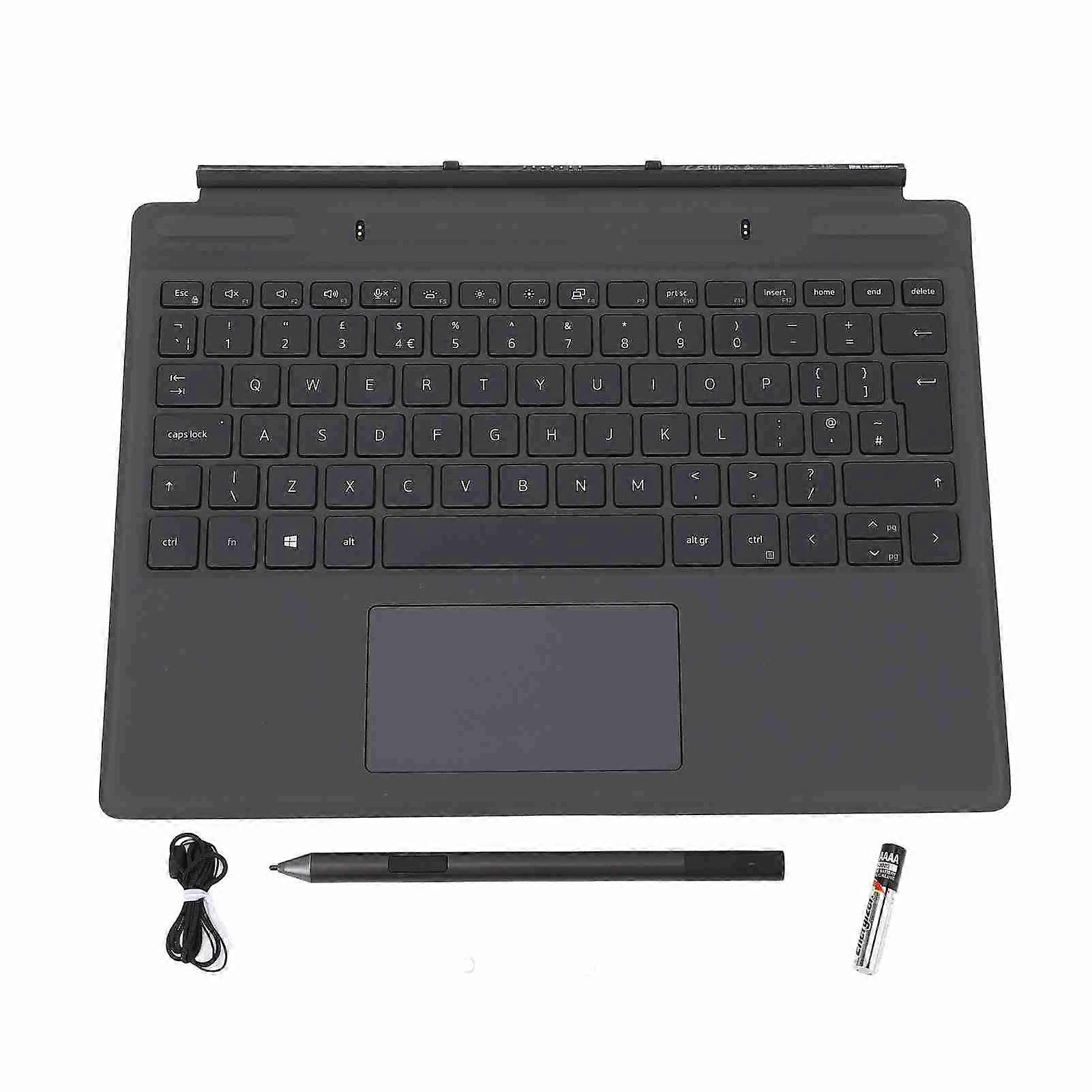 K19M Laptop Detachable Keyboard for Latitude 7320 7310 Replacement Backlighting Travel Keyboard with Touchpad and Touch Pen for Work