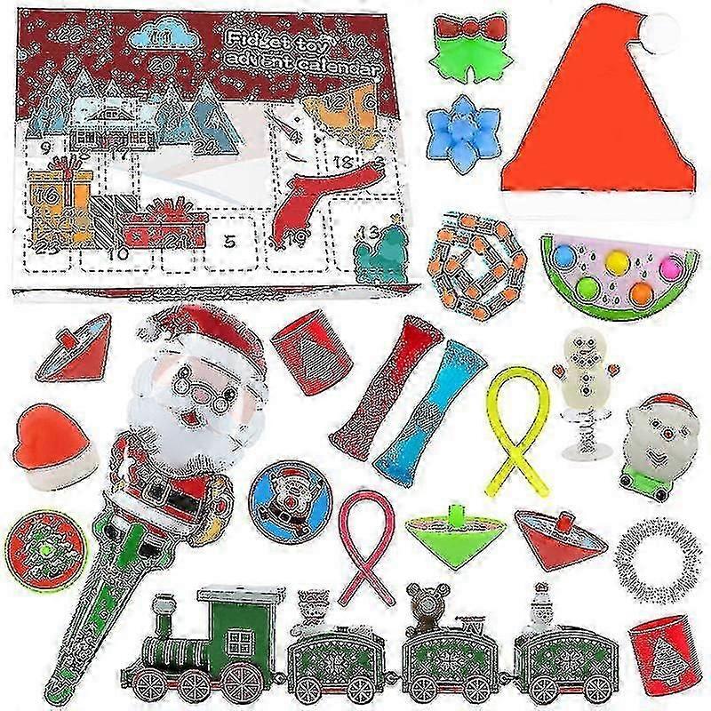 Christmas Advent Calendar For Girls And Boys 2025 Xmas Countdown Calendar 24 Days Unicorn Calendar Blind Box For Kids--A85127chrui1594