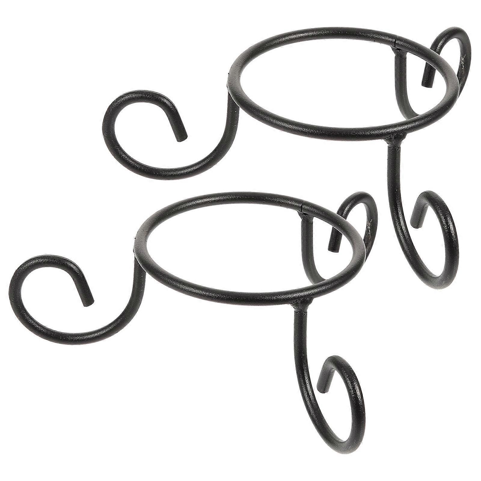 Ball Holder Stand 2Pcs Display Rack Sports Equipment Simple Design Compact Durable Construction