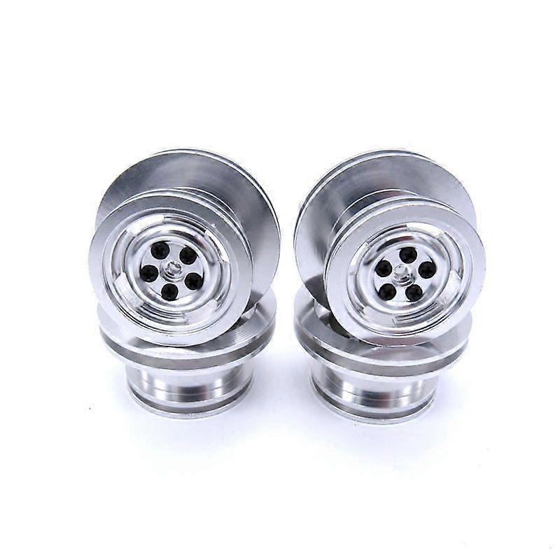 4Pcs RC Auto Metall Radnabe Räder Felge für 1/12 Mn D90 D91 D96 D99S Modellautozubehör