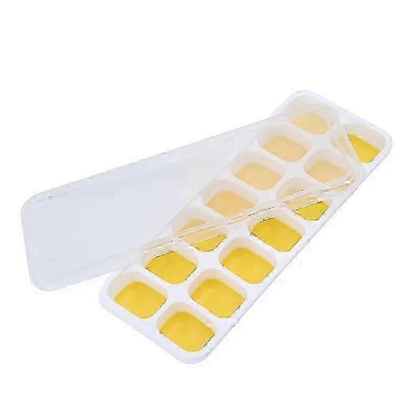 2025 Ice Cube Tray with 14 Grids and Lids