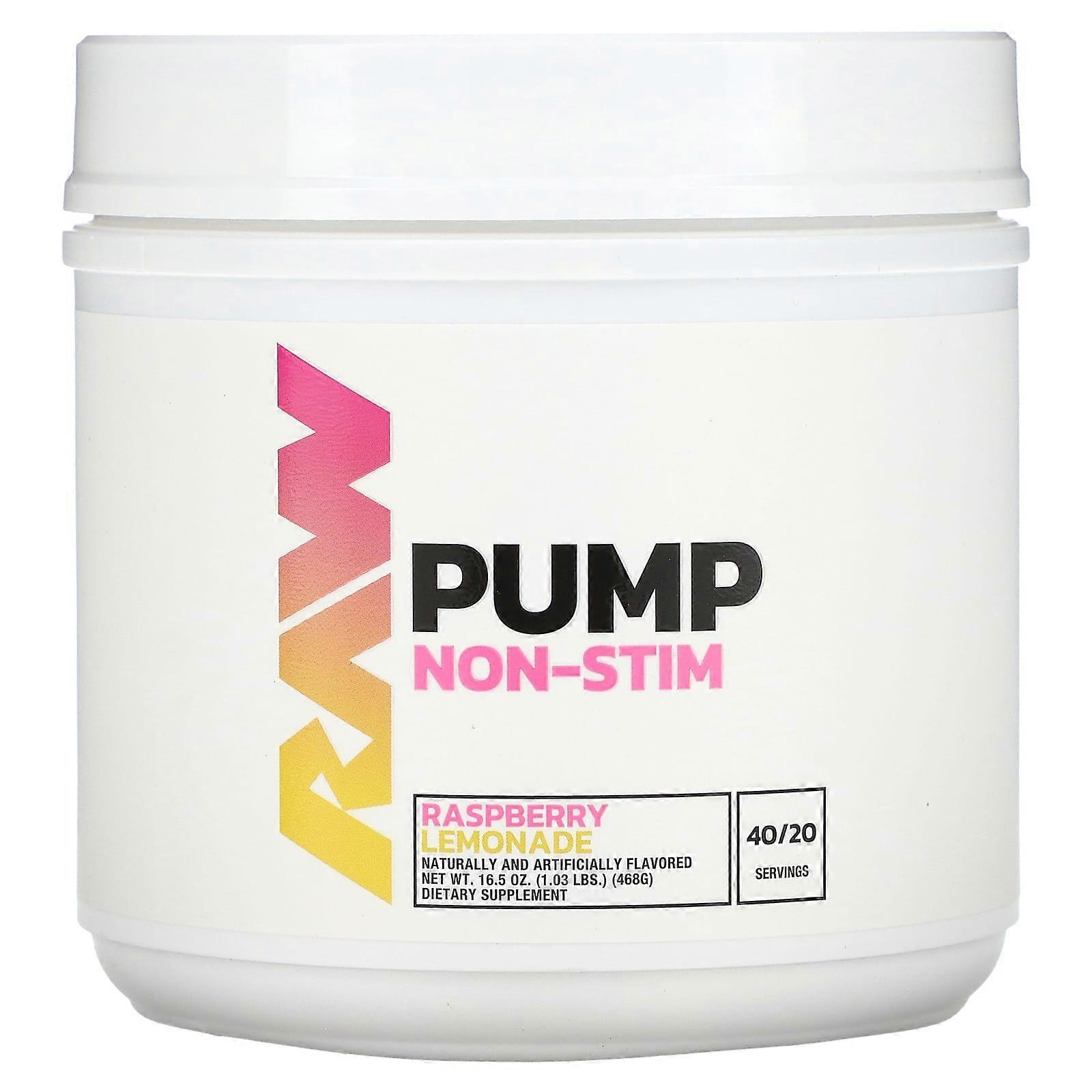 Pump, Non-Stim, Raspberry Lemonade, 1.03 lbs (468 g)