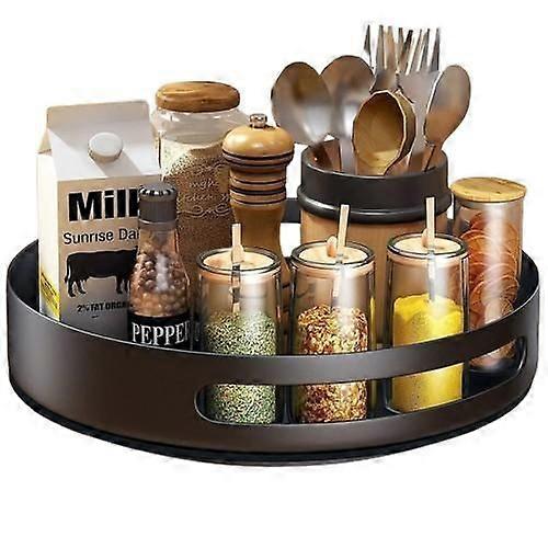 Rotating Metal Spice Rack for Kitchen or Pantry