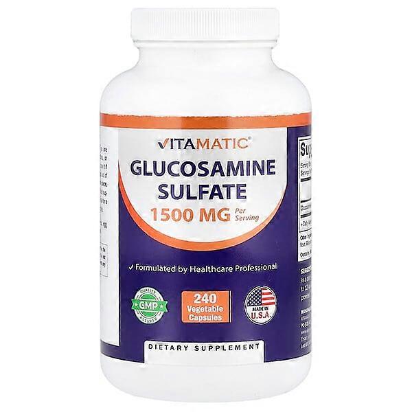 Vitamatic, Glucosamine Sulfate, 240 Vegetable Capsules (750 mg per Capsule)