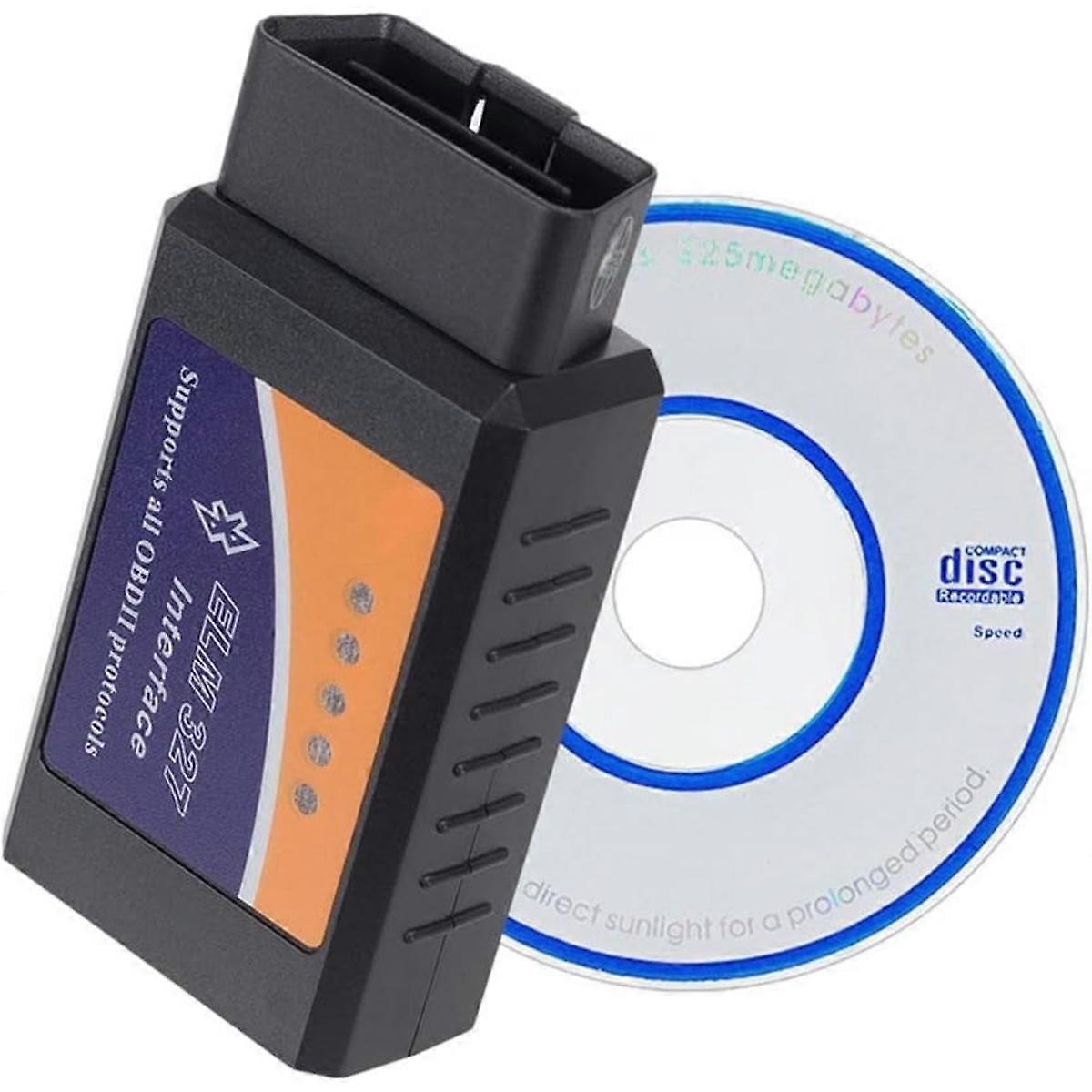 ELM327 Automotive Diagnostic Tool with Bluetooth, OBD2 V2.1