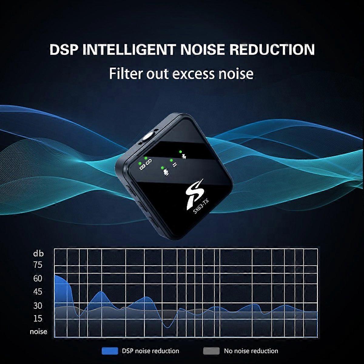 Wireless Lavalier Microphone with Charging Case